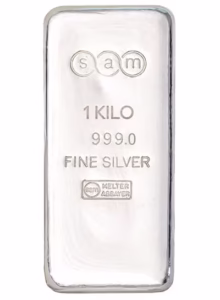 سبيكة فضة وزن 1 كيلو من شركة سام