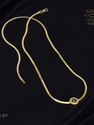 سلسلة ذهب عيار (18) من King Gold وزن (3.55)